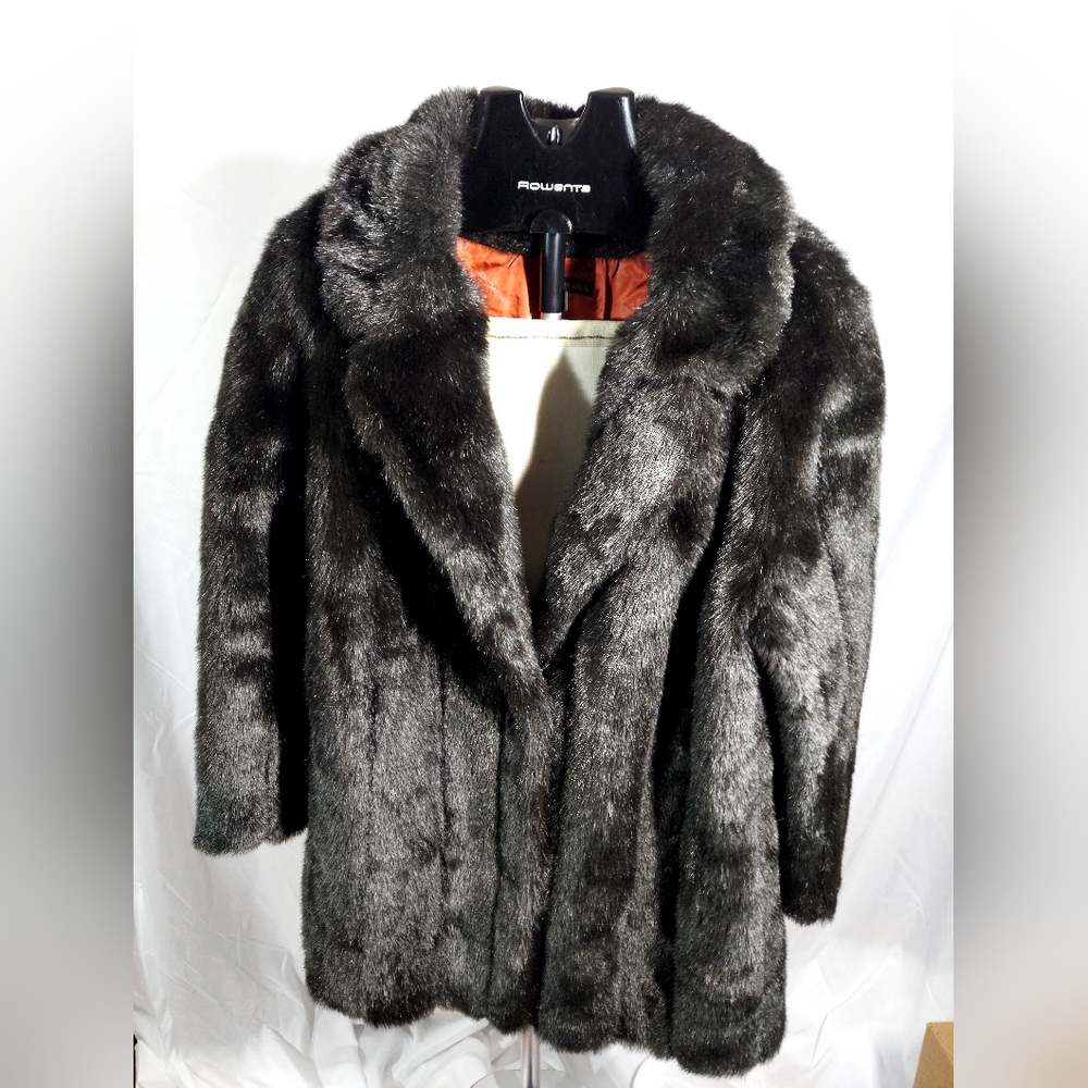 Vintage Jordache Faux Fur Coat
